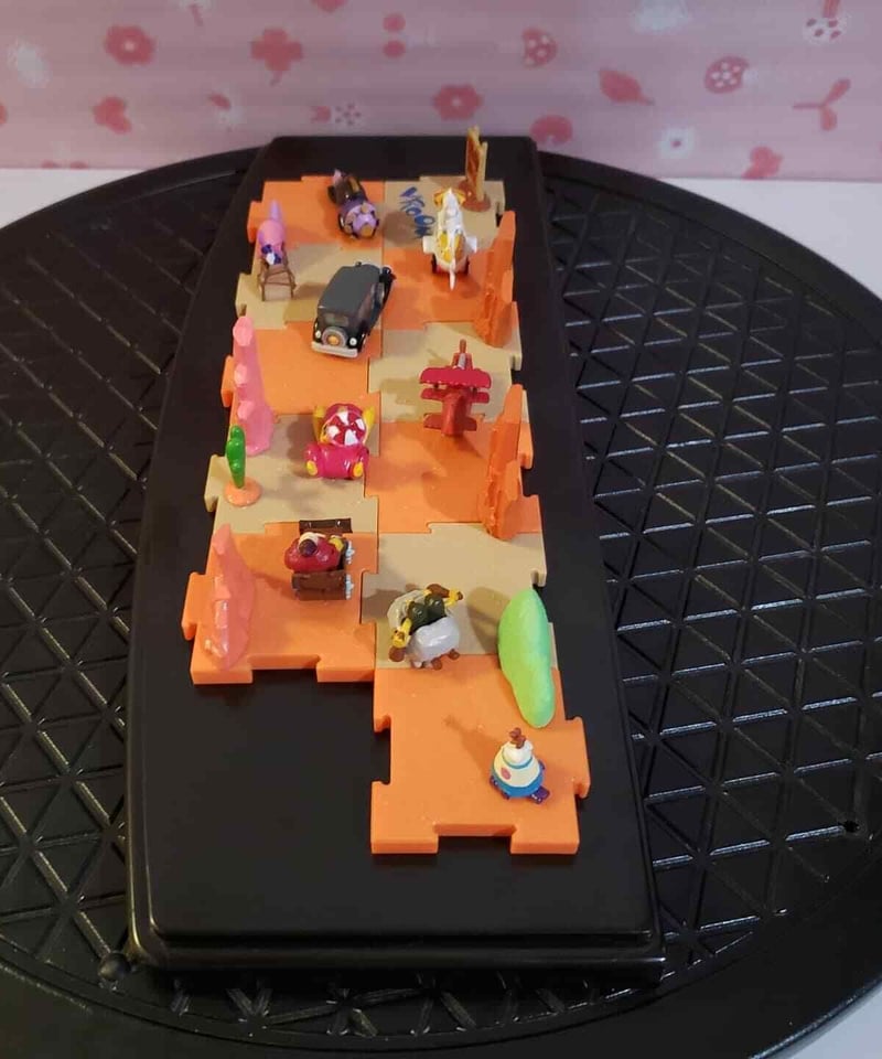 Wacky Races Diorama Set Vol.1 AB W/ Acrylic Cas