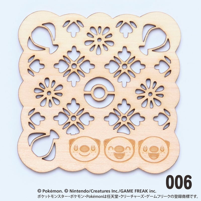 希少　ポケモン　三重県　ミジュマル　コラボ　コースター　カード　8枚セット 尾鷲ヒノキのミジュマルコースター | ebisuya