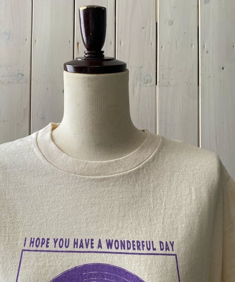 プルオーバー LeMelange  ルメランジュ ウルトラコットンプリントTシャツ ナチュラル 8621008