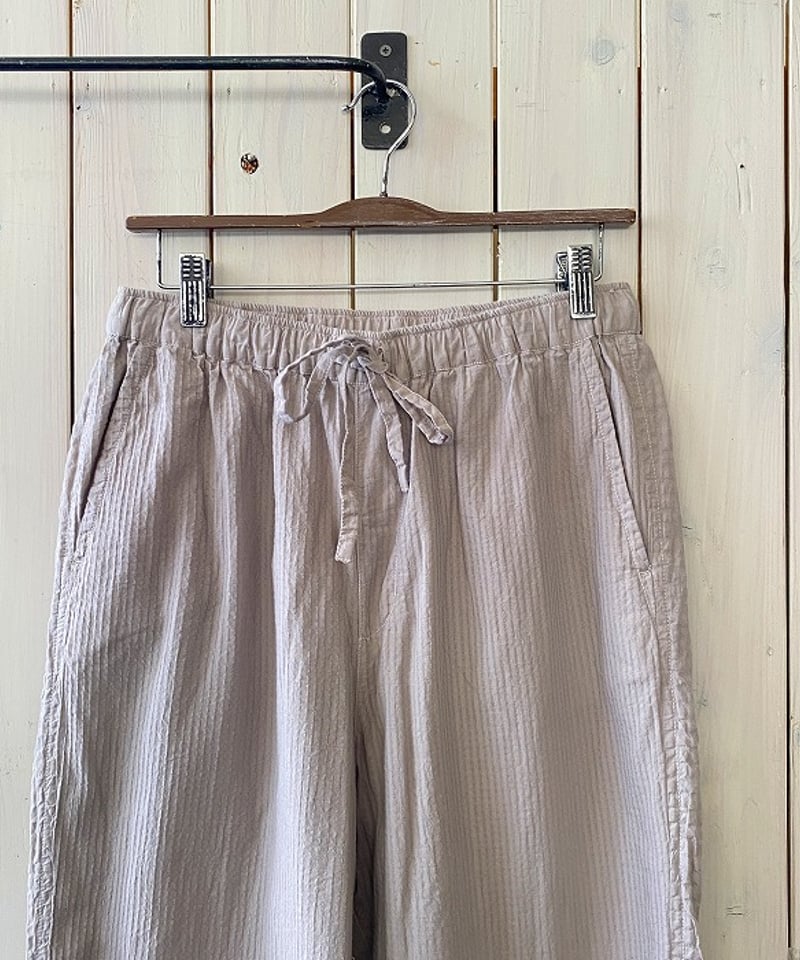 専用です 美品 メゾンドソイル秋冬コレクション綿100%イージーパンツ 生成 パンツ maison de soil メゾンドソイル イージーパンツ アッシュグレー