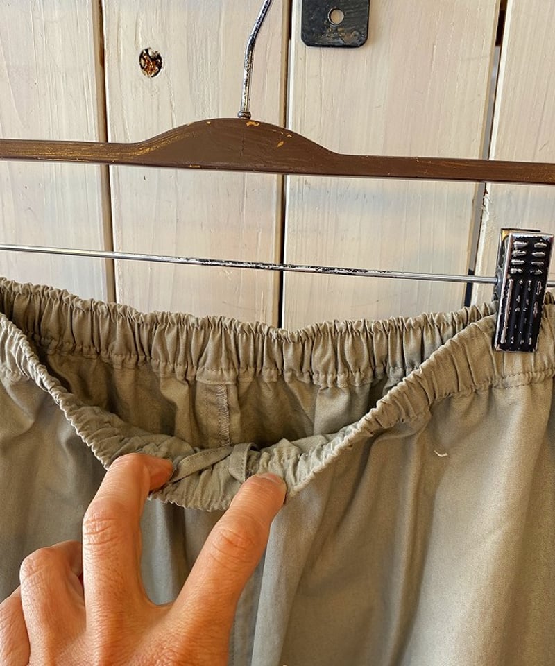 パンツ maison de soil メゾンドソイル キュロットパンツ グレイ