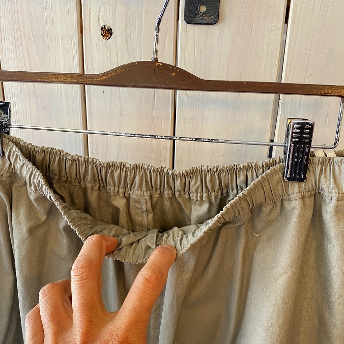 パンツ maison de soil メゾンドソイル キュロットパンツ グレイ