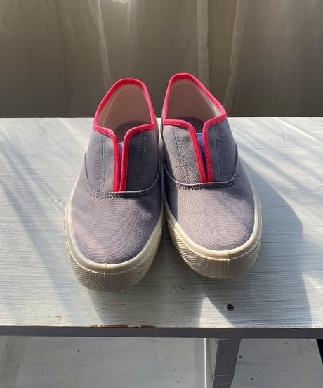 スニーカー moonstar ムーンスター SKOOLER カックス ピンク×グレー KACKS