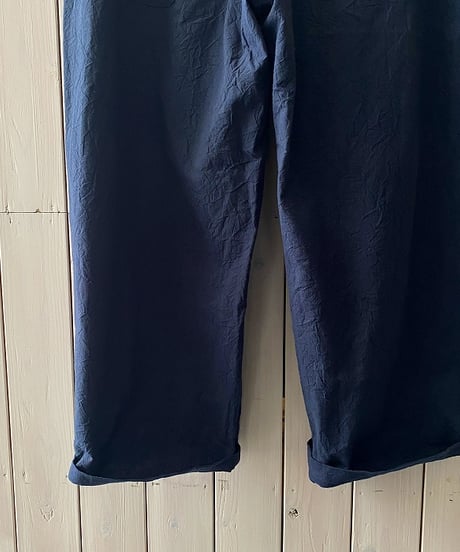 パンツ NARU ナル  20シーチングハンドワッシャーノッポパンツ ダークブルー 643855BE