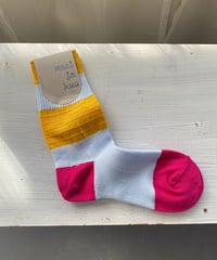 ソックス meri ja kuu メリヤクー 靴下 サックス mj-25407