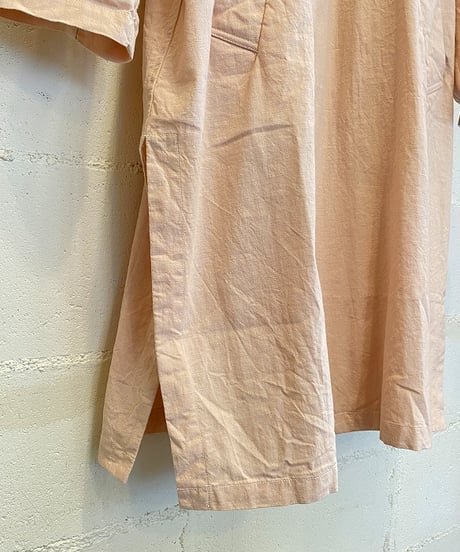 コート  TISSU ティシュ トリプルワッシャーLC ハイデンシティ エフォートレストレンチ スモーキーピンク TS243CO098