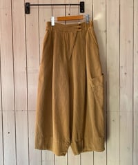 ﾊﾟﾝﾂ tumugu ツムグ ソフライト帆布パンツ ベージュ TB25431