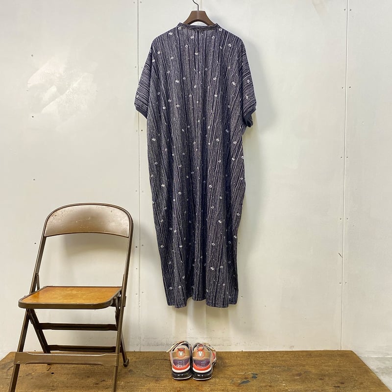 ワンピース marbleSUD マーブルシュッド jelly fish 袖リブワンピース 