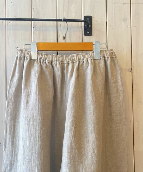 パンツ maison de soil メゾンドソイル フレンチリネンリネンイージーパンツ リネン GNMDS2062FL