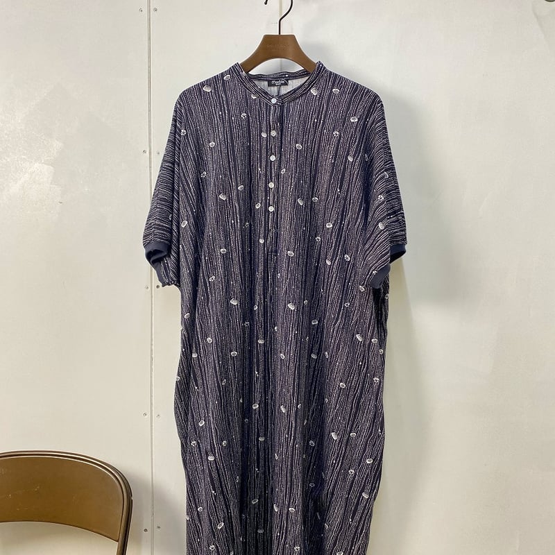 ワンピース marbleSUD マーブルシュッド jelly fish 袖リブワンピース 