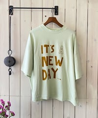 Tシャツ tumugu ツムグ ラフィ天竺プリントT ミント TC26203
