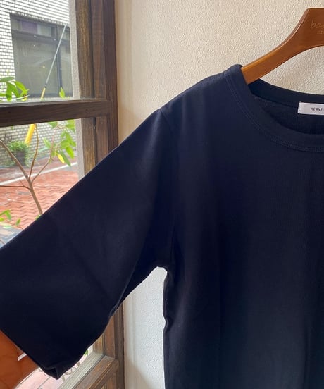 Tシャツ HEAVENLY ヘブンリー コットン5分袖Tシャツ ブラック 2613194