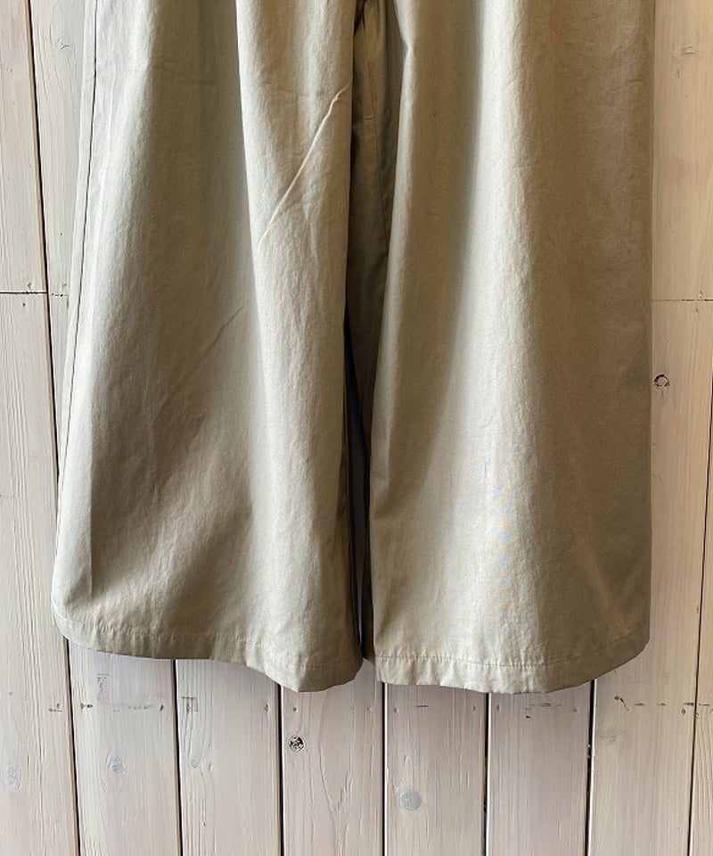 パンツ maison de soil メゾンドソイル キュロットパンツ グレイ