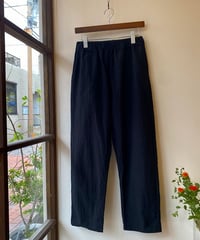 パンツ NARU ナル シーチングハンドワッシャーコージーパンツ ブラック 643856