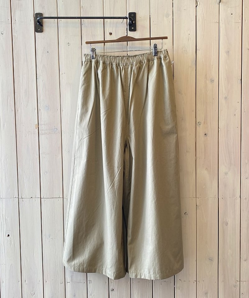 パンツ maison de soil メゾンドソイル キュロットパンツ グレイ