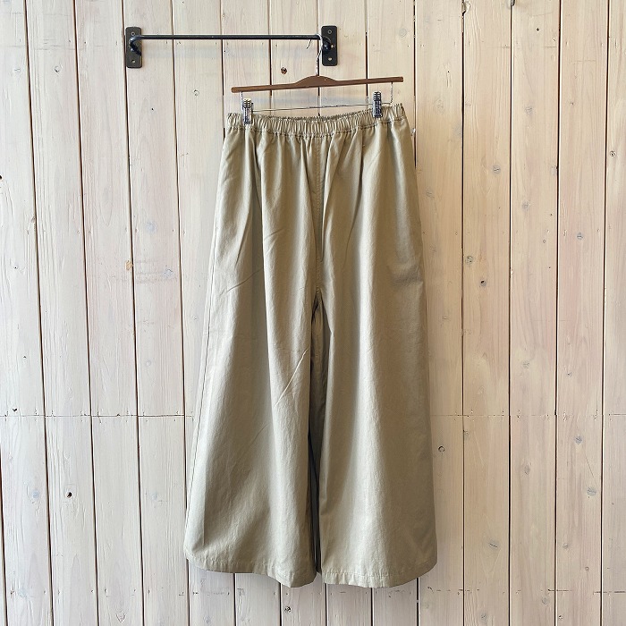 パンツ maison de soil メゾンドソイル キュロットパンツ グレイ