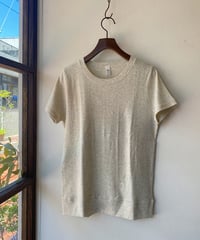 Tシャツ harmonie アルモニ フライスTシャツ オートミール 8740085