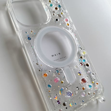 iPhone15ProMax MagSafe対応ショルダーホール付きケース〈order〉
