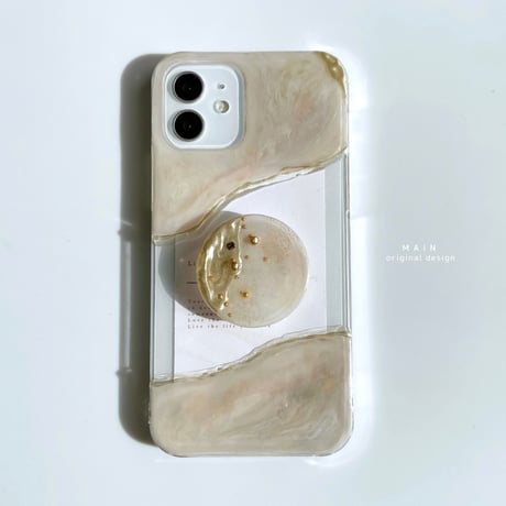 【 機種選択 】beige gray nuance×beige grip
