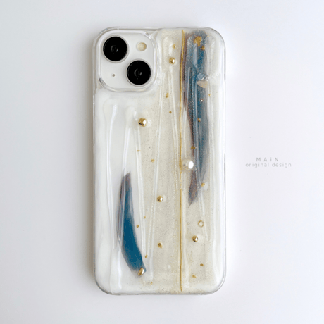 blue×gray nuance gold
