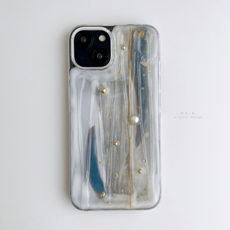 blue×gray nuance gold