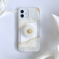 【 機種選択 】white lace×pearl beige_01