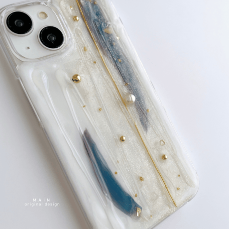 blue×gray nuance gold