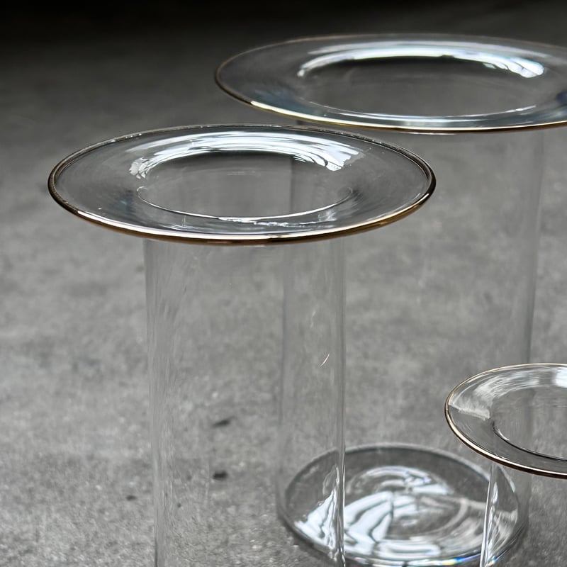 奥 泰我 ガラス 器 小 奥 泰我 / hoop vase kaku L | toau