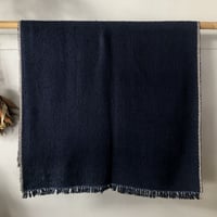Gara- bou Blanket Stole  / Twill - Navy
