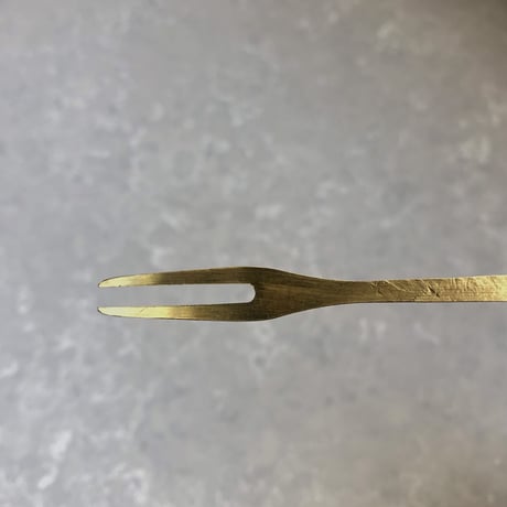um. 真鍮 菓子切りフォーク