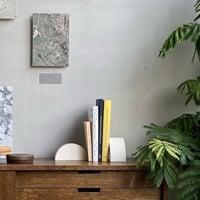 大理石のブックエンド  アーチ / ホワイト