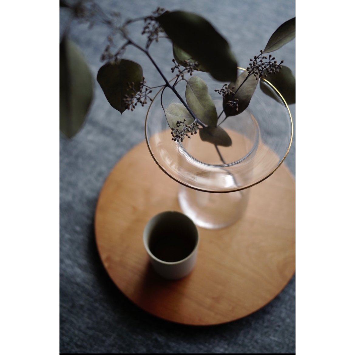 奥 泰我 / hoop vase kaku L | toau