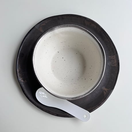 SARO   /  CHINESE SPOON  (レンゲ)   琺瑯    LARGE