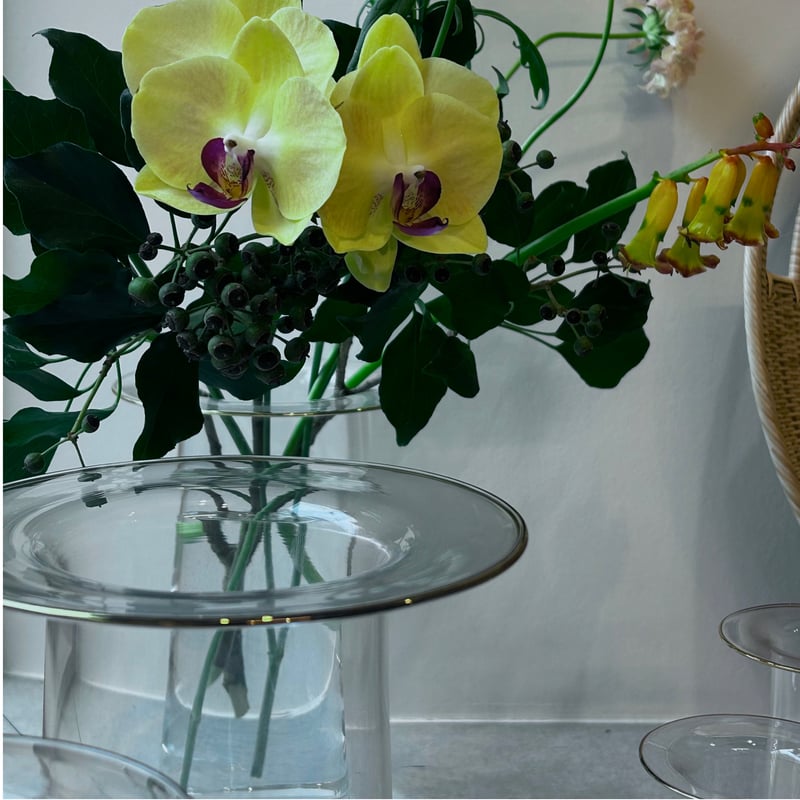 奥 泰我 / hoop vase kaku L | toau