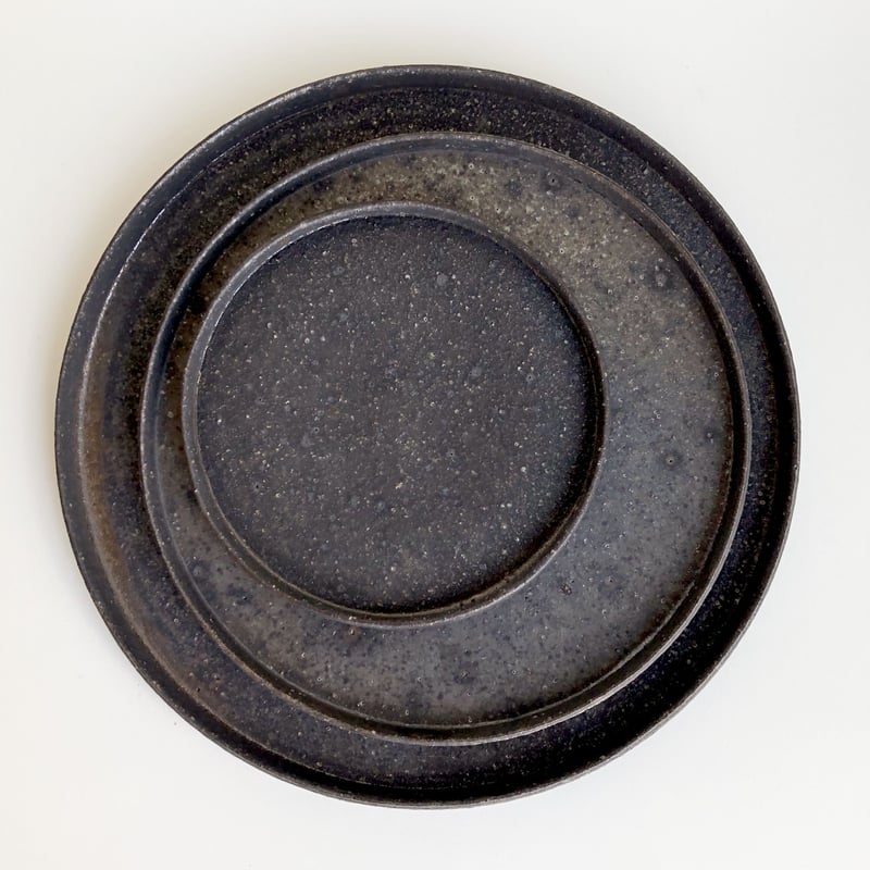 遠藤 岳 / Plate φ180 _ black | toau