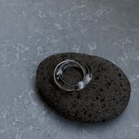 Glass  ring  /  CLEAR _ Still