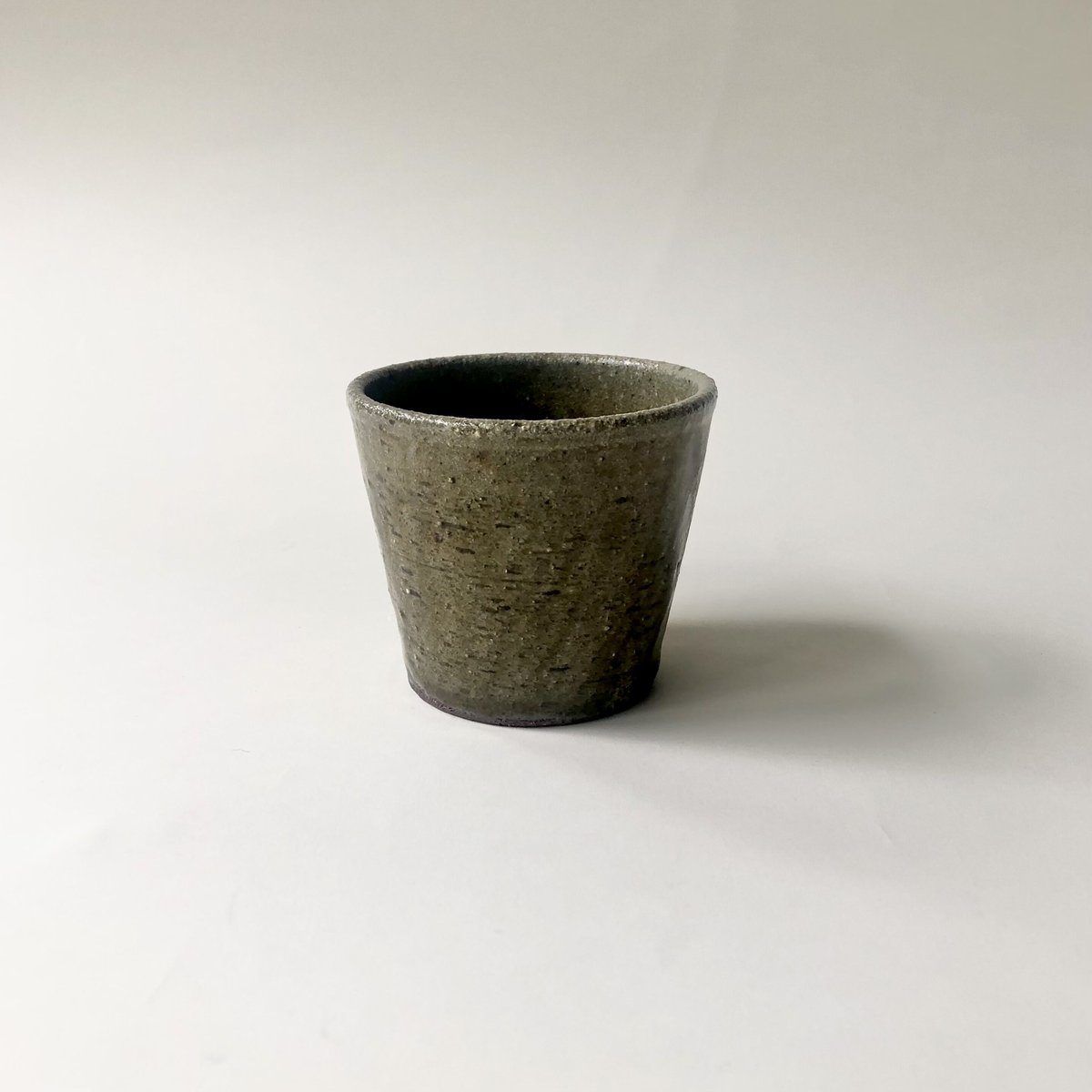 灰釉　ペアフリーカップ　清水万佐年　小鉢　酒器 灰釉 ペアフリーカップ 清水万佐年 小鉢 酒器 【公式通販】