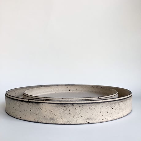 遠藤 岳  /  Gong bowl φ180  _ white