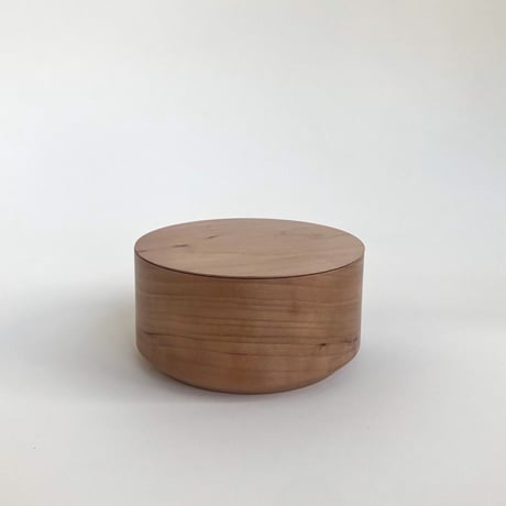 SO / OBJECTS    wood case  " Circle "  φ100 (mm )/チェリー
