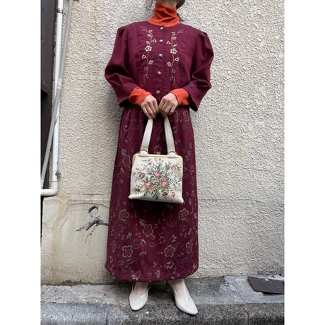 vintage dress＊e436