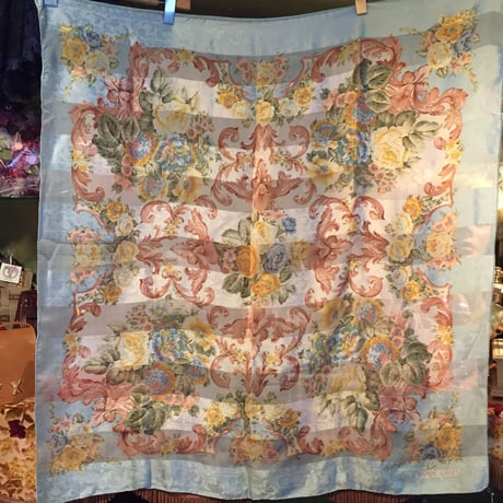 vintage scarf＊e119