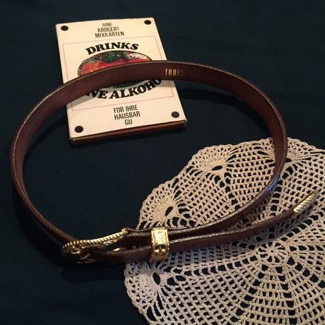 Vintage belt＊e653