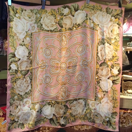 vintage scarf＊e739