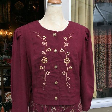 vintage dress＊e436