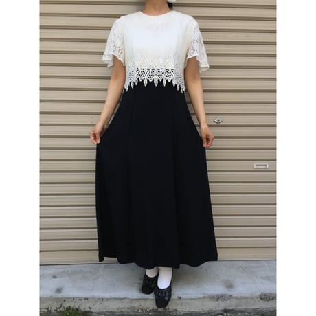 vintage dress＊e996