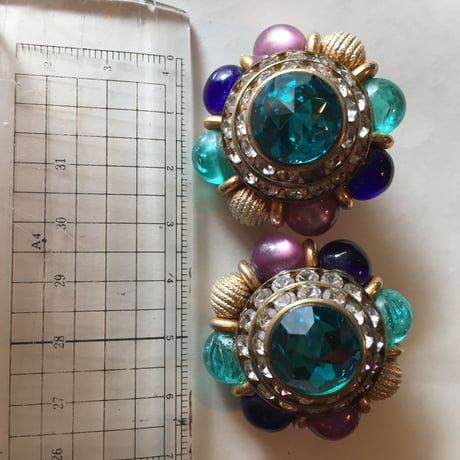France vintage earings ＊fk988