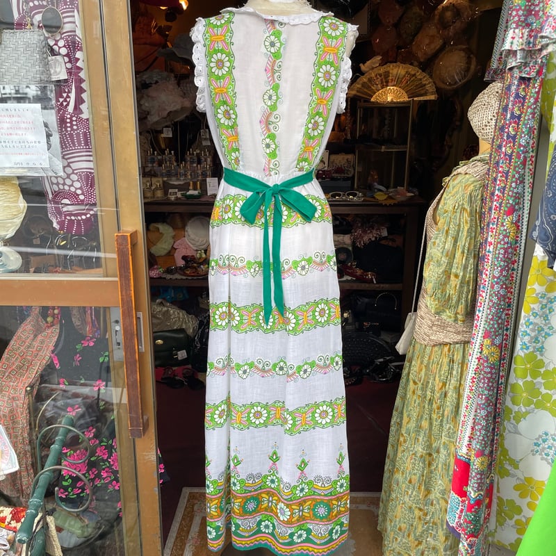 大幅値下げ！7/10迄！1940年代　ワンピース　レア　ヴィンテージ アイボリー ヴィンテージシフォンワンピース | outlet | axes femme online shop