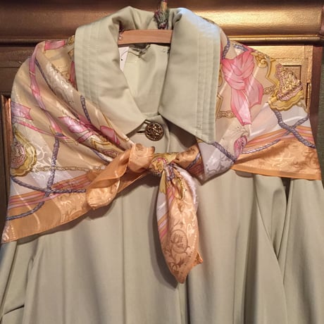 vintage scarf＊e73