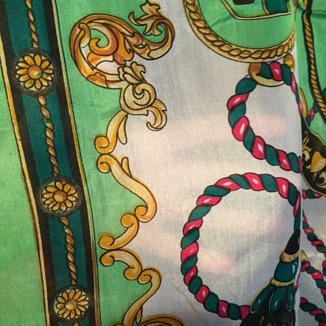 vintage scarf＊e130