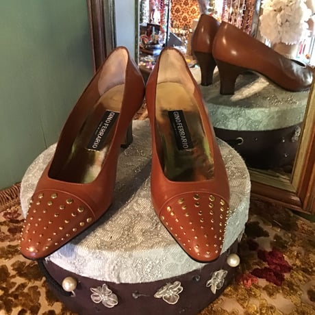 Italy vintage shoes ＊e210